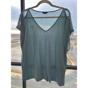 Lucky Brand Open Shoulder Shirt